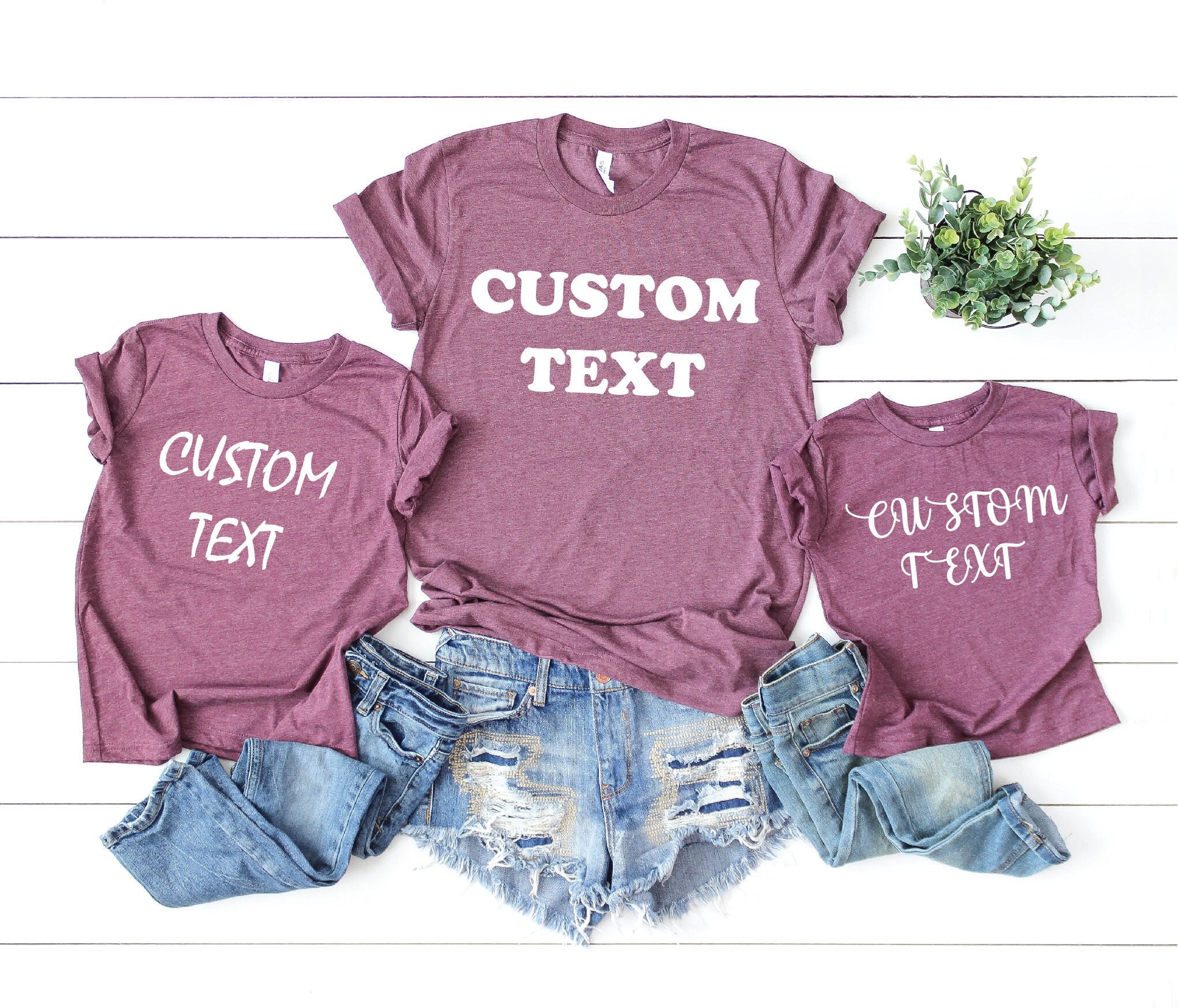 Bulk Prices, Customize Your Own Shirt With Text, WHOLESALE T-shirts,  Personalized T-shirt, Custom Text, Custom Text, T-shirt Design Bundle 
