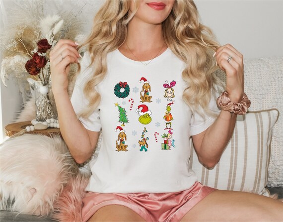 Retro Christmas Characters Shirt: Merry Christmas Tee