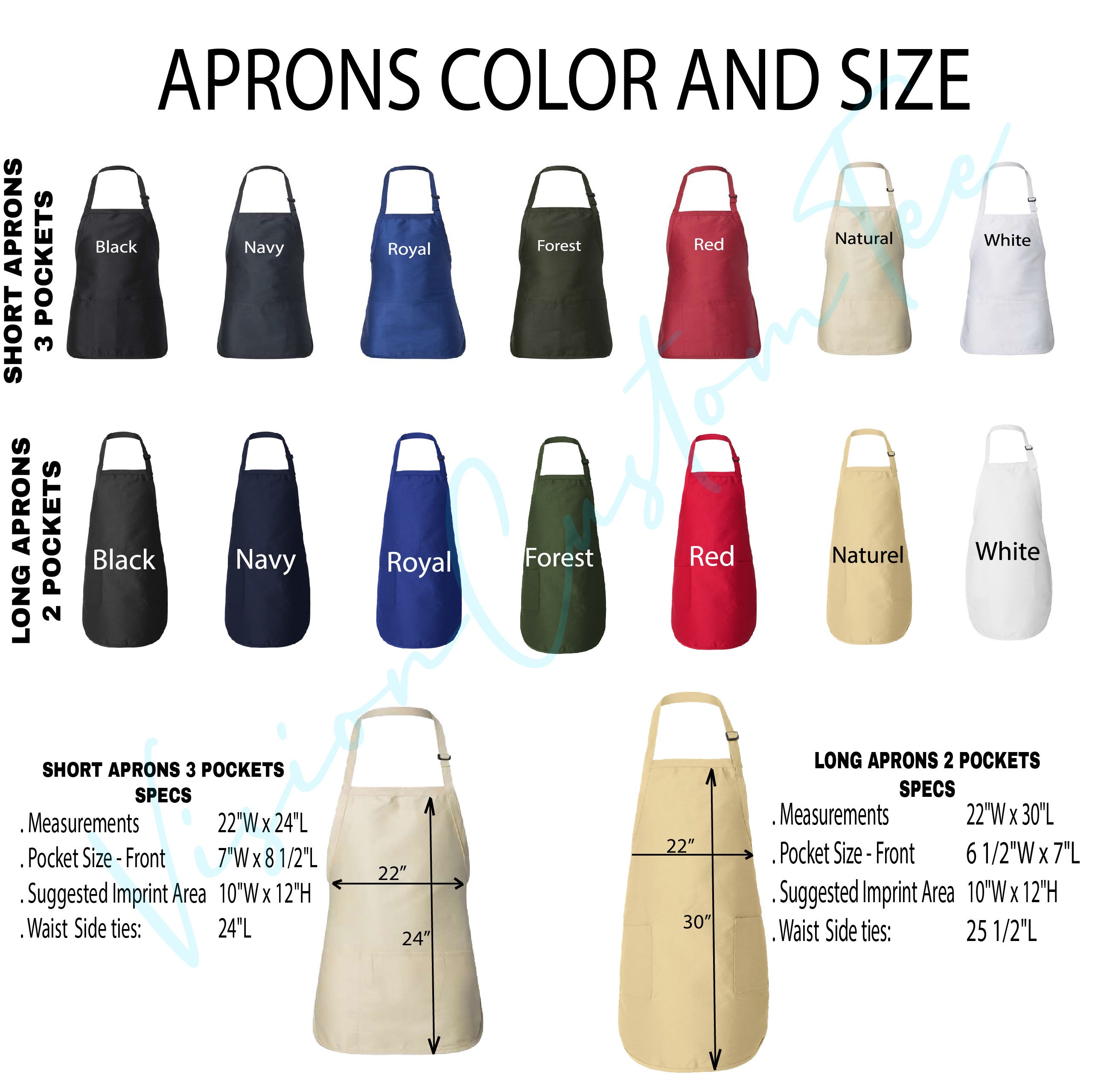 Custom Kitchen Apron: Split Frame Monogram, Gift for Mom or Dad - Etsy