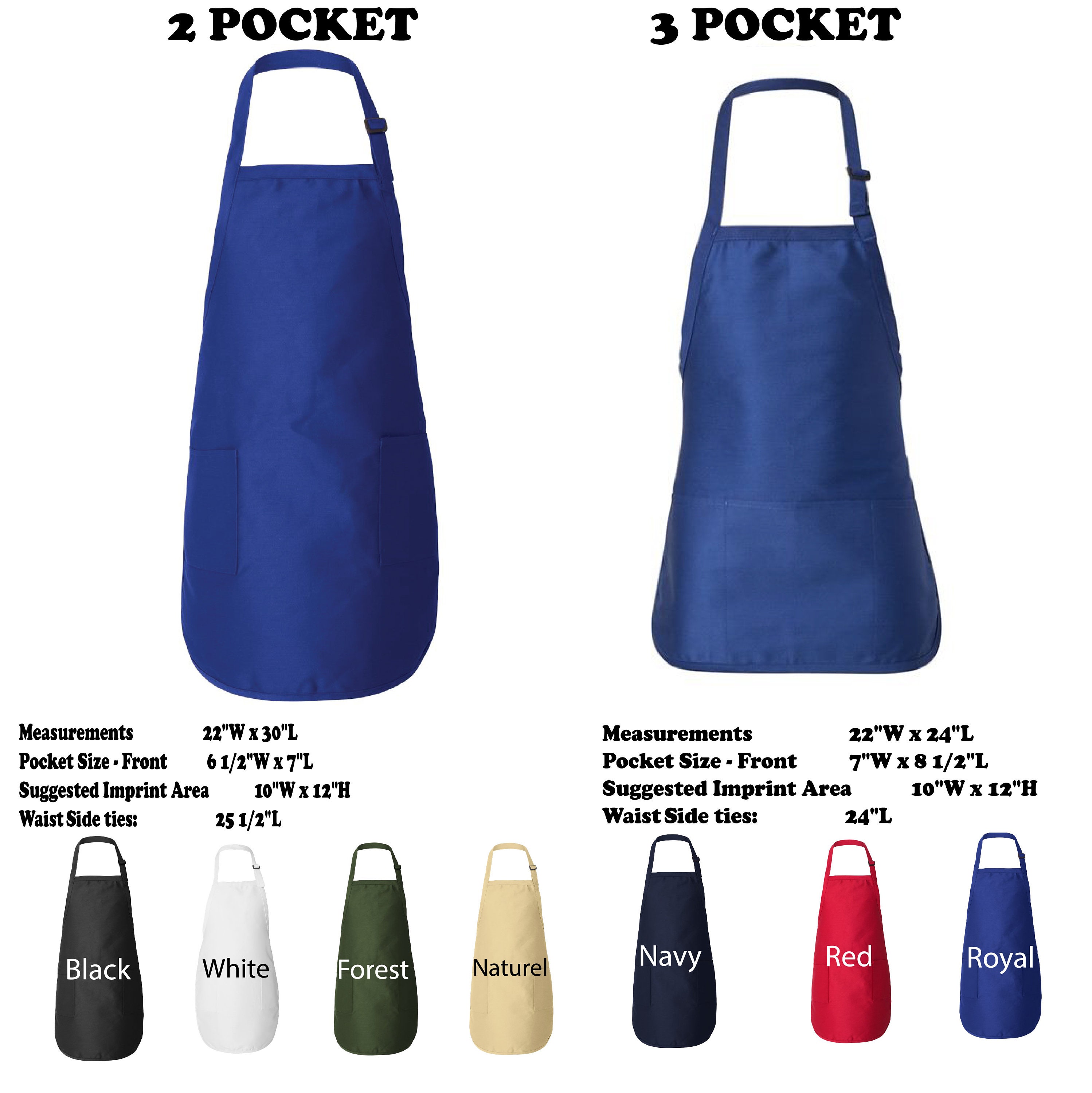 Custom Kitchen Utensils Apron, Personalized Chef Gift, 3 Pocket and 2 ...