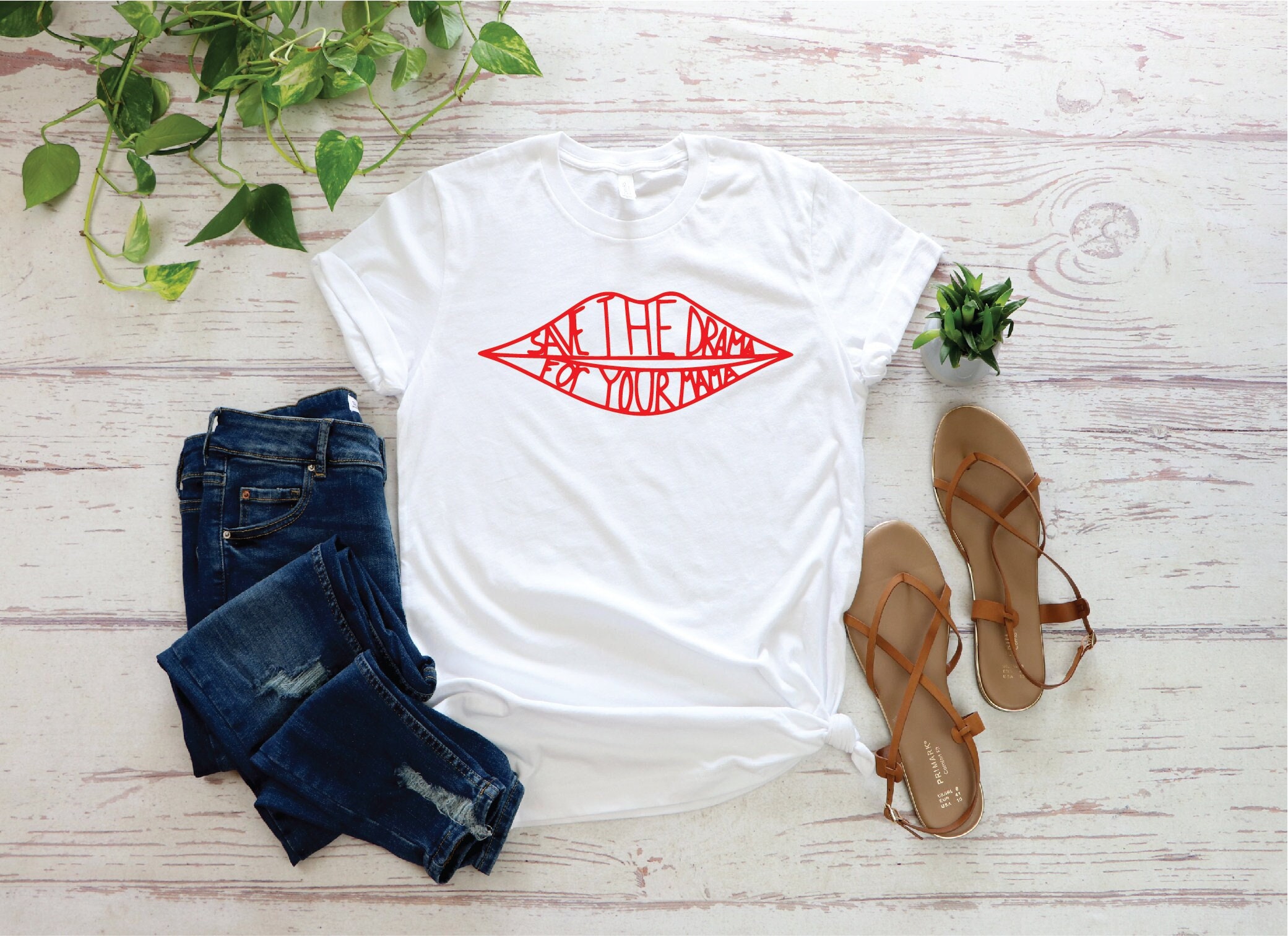 Discover Save The Drama For Your Mama T Shirt, Funny T-Shirt, Rachel Green T Shirt