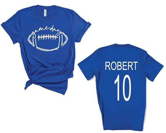 Custom Game Day Football T-Shirt, Team Shirt