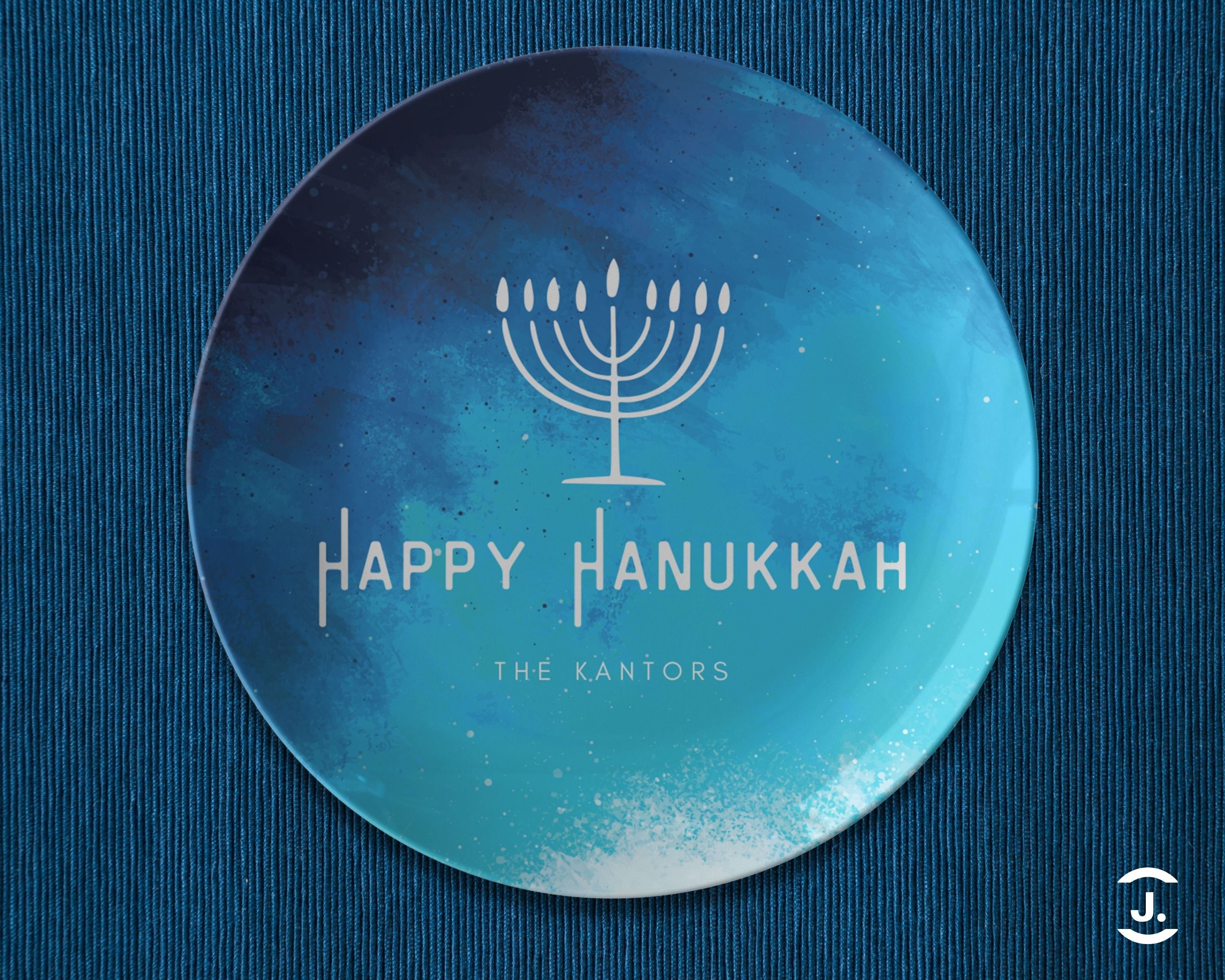 Personalized Hanukkah Plate Hanukkah Latke Plate Hanukkah Etsy