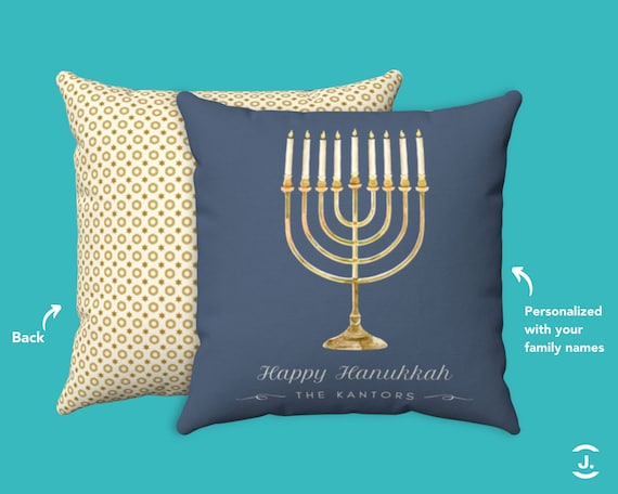 Hanukkah online throw pillows