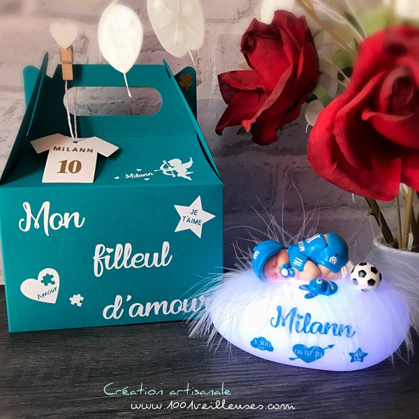 Cadeau bébé om, veilleuse bébé om, lampe personnalisée om, veilleuse personnalisée bébé om, cadeau personnalisé bébé om, déco bébé om