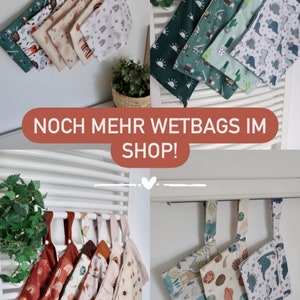 WETBAG NASSTASCHE PERSONALISIERT Baby/Kinder mit Namen & Symbol // Windeltasche Kita / Stoffwindel Tasche / Geschenk Kindergarten/Geburtstag Bild 10