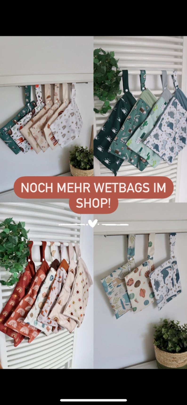 WETBAGS NASSTASCHE PERSONALISIERT Baby/Kind mit Namen & Symbol // Windeltasche / Stoffwindel Tasche // Geschenk Kindergarten/Geburtstag/Kita Bild 10