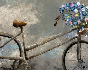 Bicycling a Bouquet of Flowers