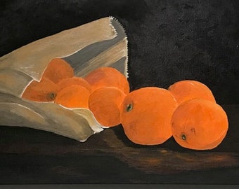 Paper Bag of Oranges