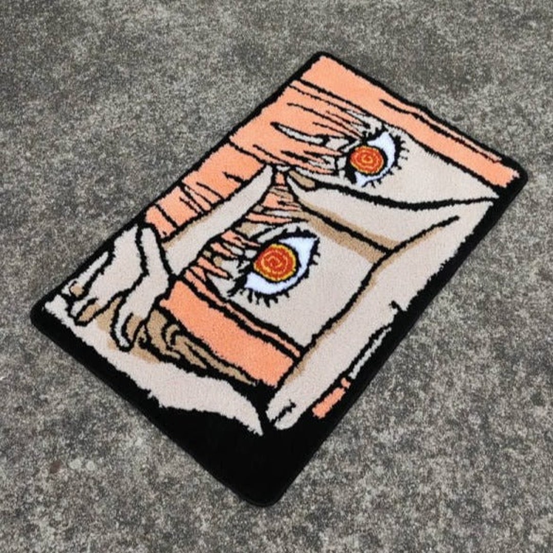 Domination Tufted Rug Anime Handmade Wool Tufted Rug Rug for Living