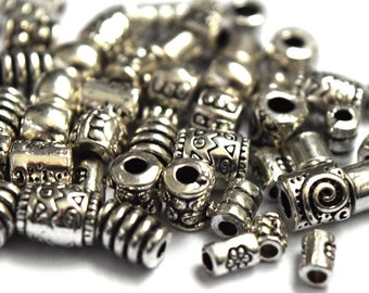 160pcs Tibetan Silver sinueux Perles H0511 160pcs Tibetan Silver sinueux Perles H0511