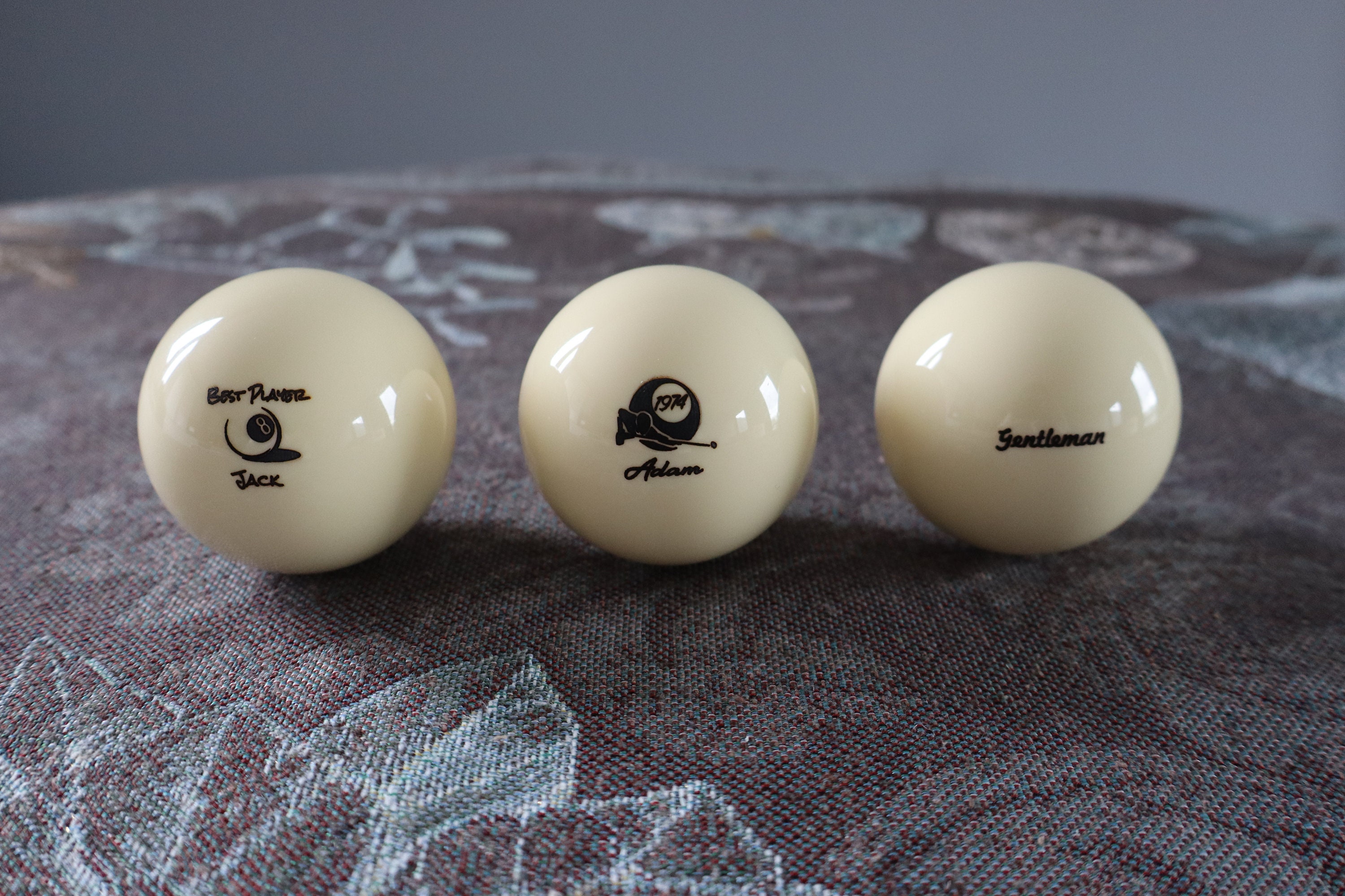 Custom Engraved Billiard Ball: Personalized Pool Ball Gift