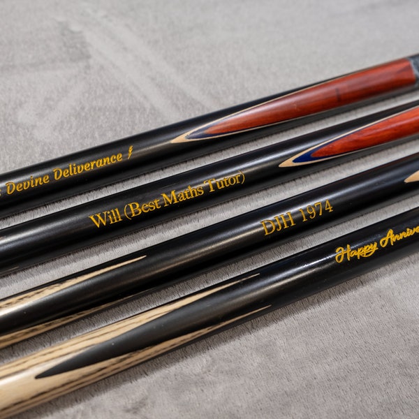 Classic cue, Pool cue, Billiard cue, Personalised gift, Father’s Day, Valentine’s Day, Birthday present, anniversary