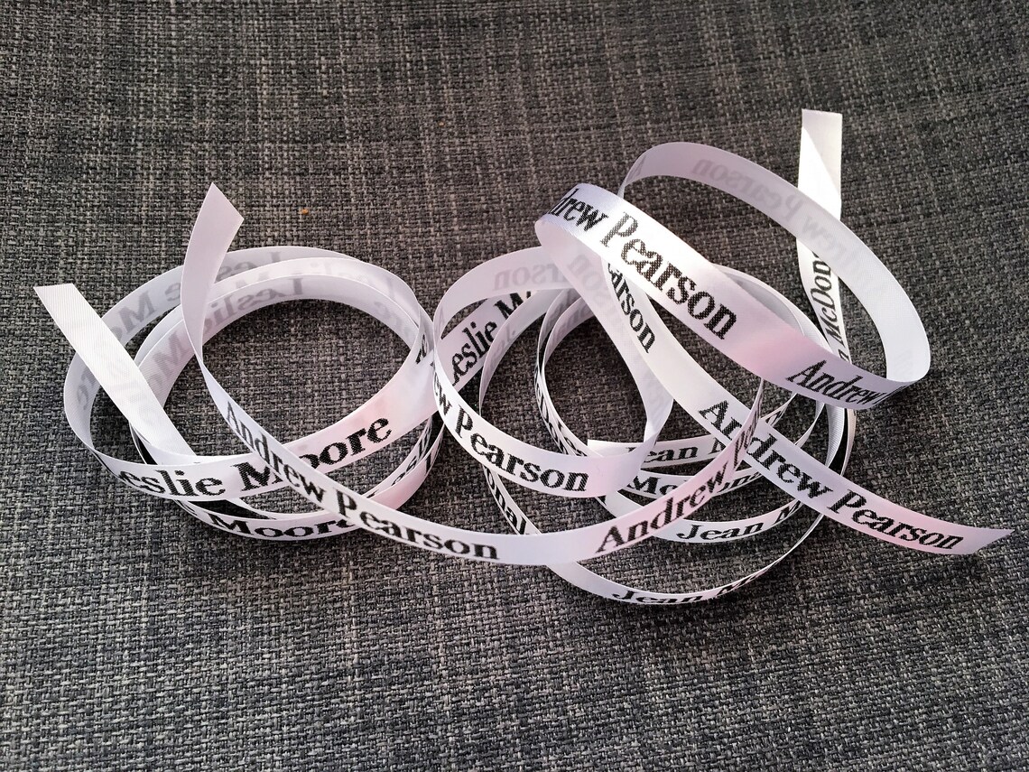 Personalised Printed Sew On Name Tag Clothes Tapes Custom Etsy