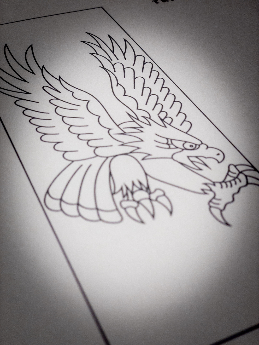 Roper Wallet Tooling Pattern Eagle Design Pattern Classic Tattoo