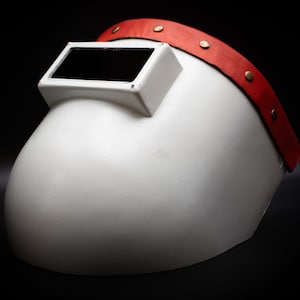 Handmade Leather Welding Hood Bib, Top bib only. DIY Leather Kit, Sugar Scoop, Pipeliner 110, Tiger Hood, Hood Not Included