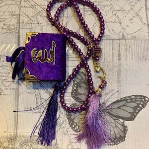 Islamische Geschenke, Mini Quran und Tasbih Gebetsperlen