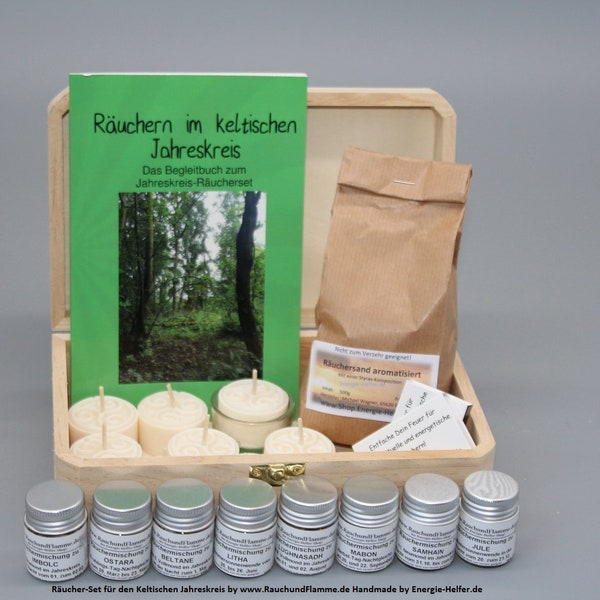 Räucherset Jahreskreis Kelten Räucher-Set Räucherwerk Ritual-Set Jahresfeste Sonnenwende