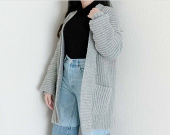 Crochet ribbed cardigan, cardigan crochet, cardigan crochet pattern, cardigan crochet pattern, crochet pattern, crochet cardigan long