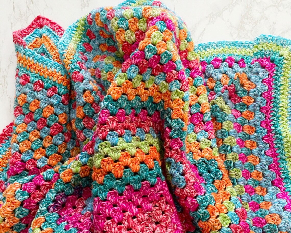 Crochet Ombre Tiedye Blanket, Baby Blanket Crochet, Blanket Crochet