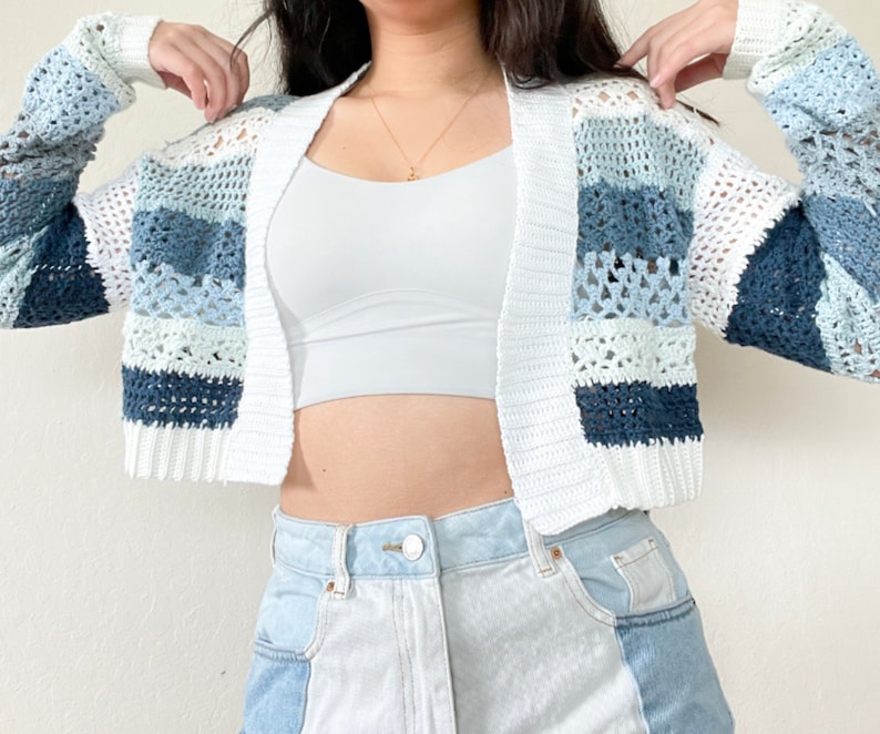 crochet summer cardigan, crochet cardigan, cardigan pattern, crochet pattern, tiktok crochet, summer cardigan crochet, summer cardigan, image 4