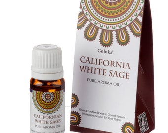 Goloka Fragrance Aroma Oils - California White Sage 10ml