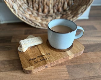Personalised Oak Tea Board