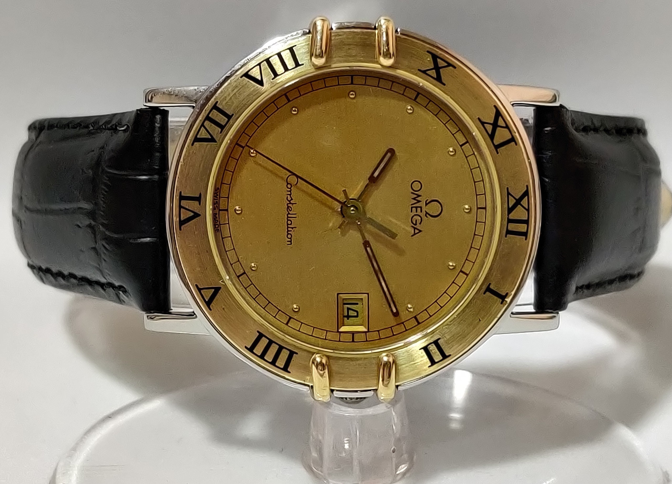 Omega Constellation 6 Jewels Vintage Herren Quarz Armbanduhr Etsy