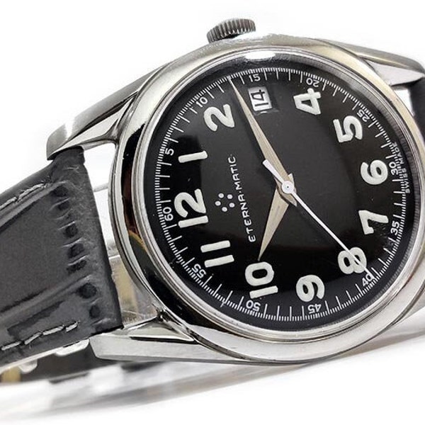 Pre-Owned Eterna Matic 1428U Automatic Wristwatch, Vintage Men's Wristwatch, 397