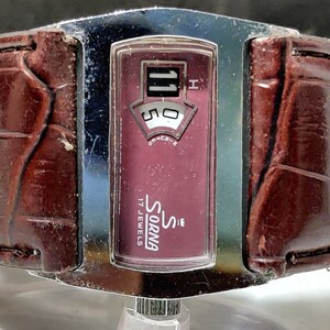Montre Bracelet Vintage Sorna - Cadran Psychédélique - Occasion Pour Homme
