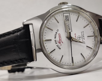 Used Vintage West End Sowan Automatic Serviced 17 Jewels 35mm Men's Wrist Watch Arueb-176