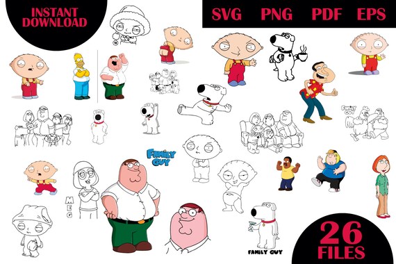 Download 26 Svg Files For Cricut 26 Png Files 26 Clip Art Files Svg Etsy