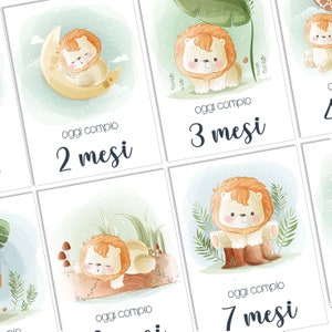 kaarten eerste maanden/geboorte/instagram foto