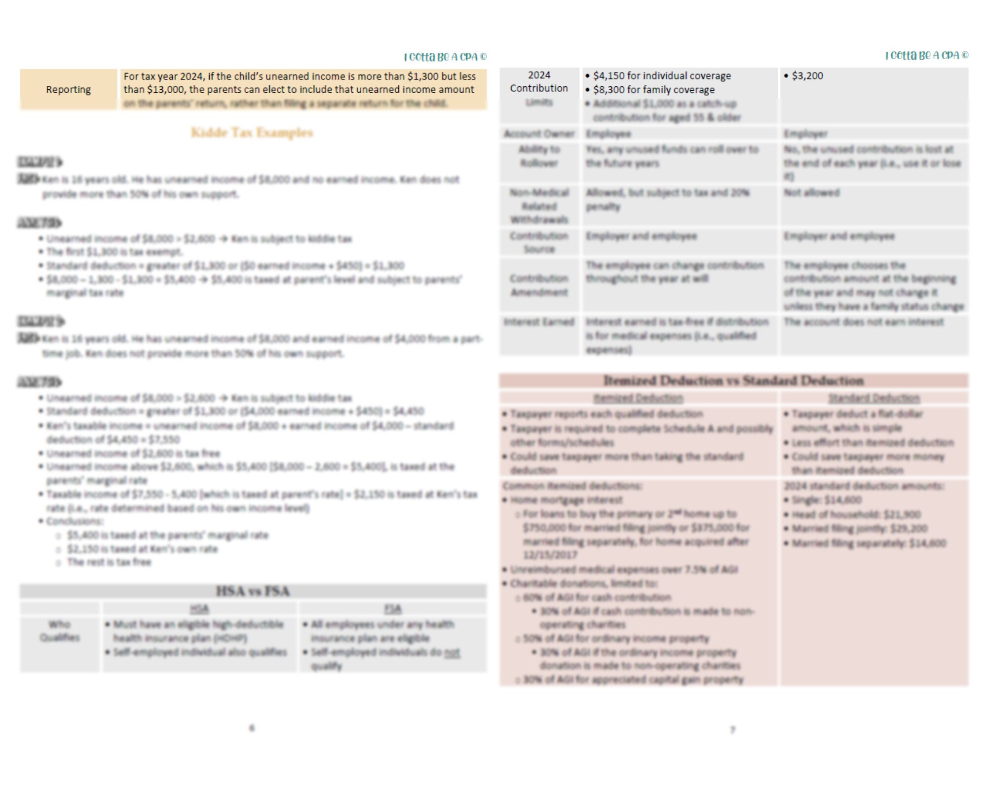 2024 CPA Exam Review Notes 3 Discipline Sections Bundle Digital ...
