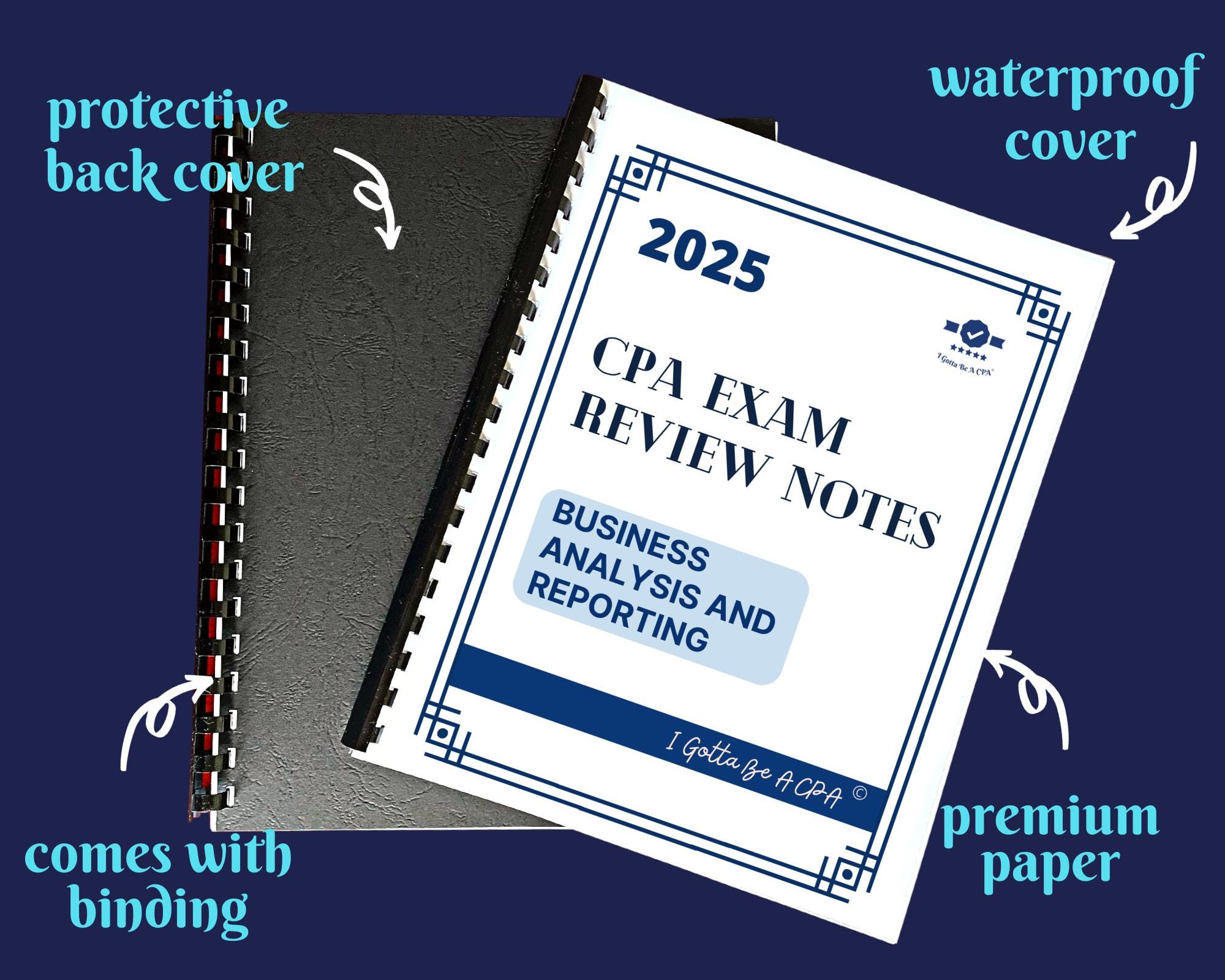 2025 | CPA Exam Review Notes - 3 Discipline Sections Bundle | Printed ...