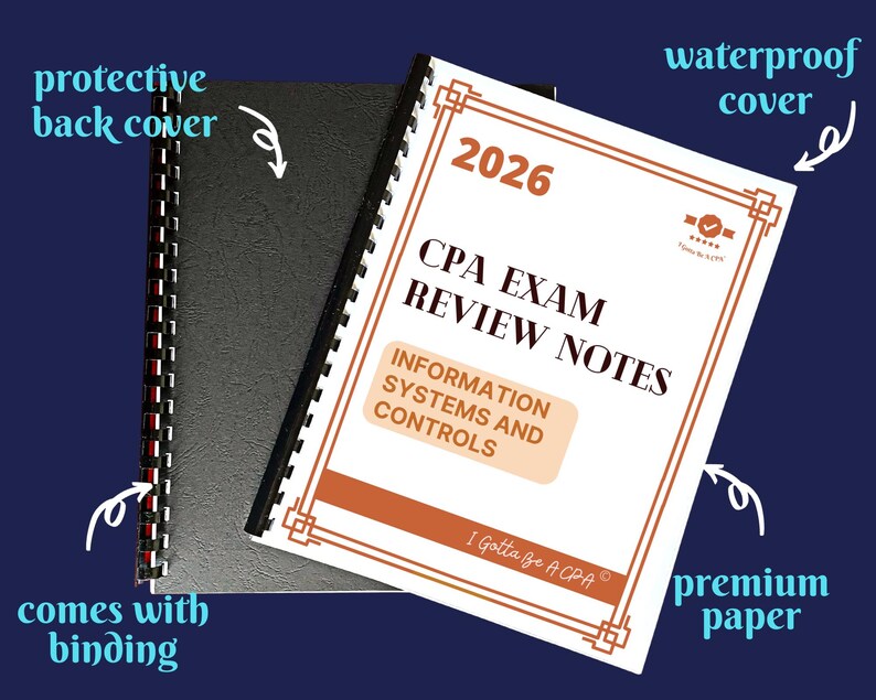 2026 | CPA Exam Review Notes - 6 Sections Complete Bundle | Printed ...
