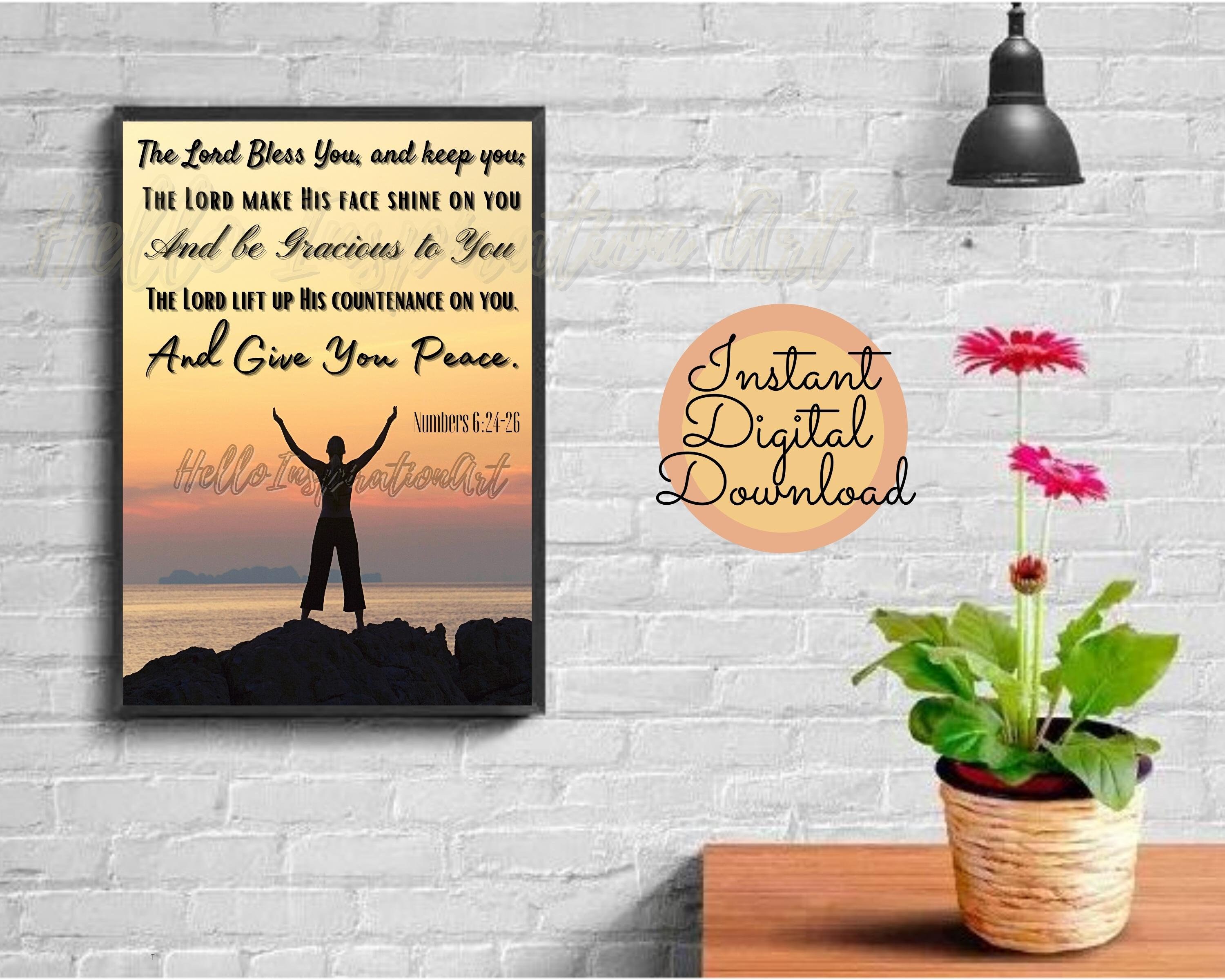 The Lord Make His Face Shine Upon You.. , Bible Verse Scripture ...