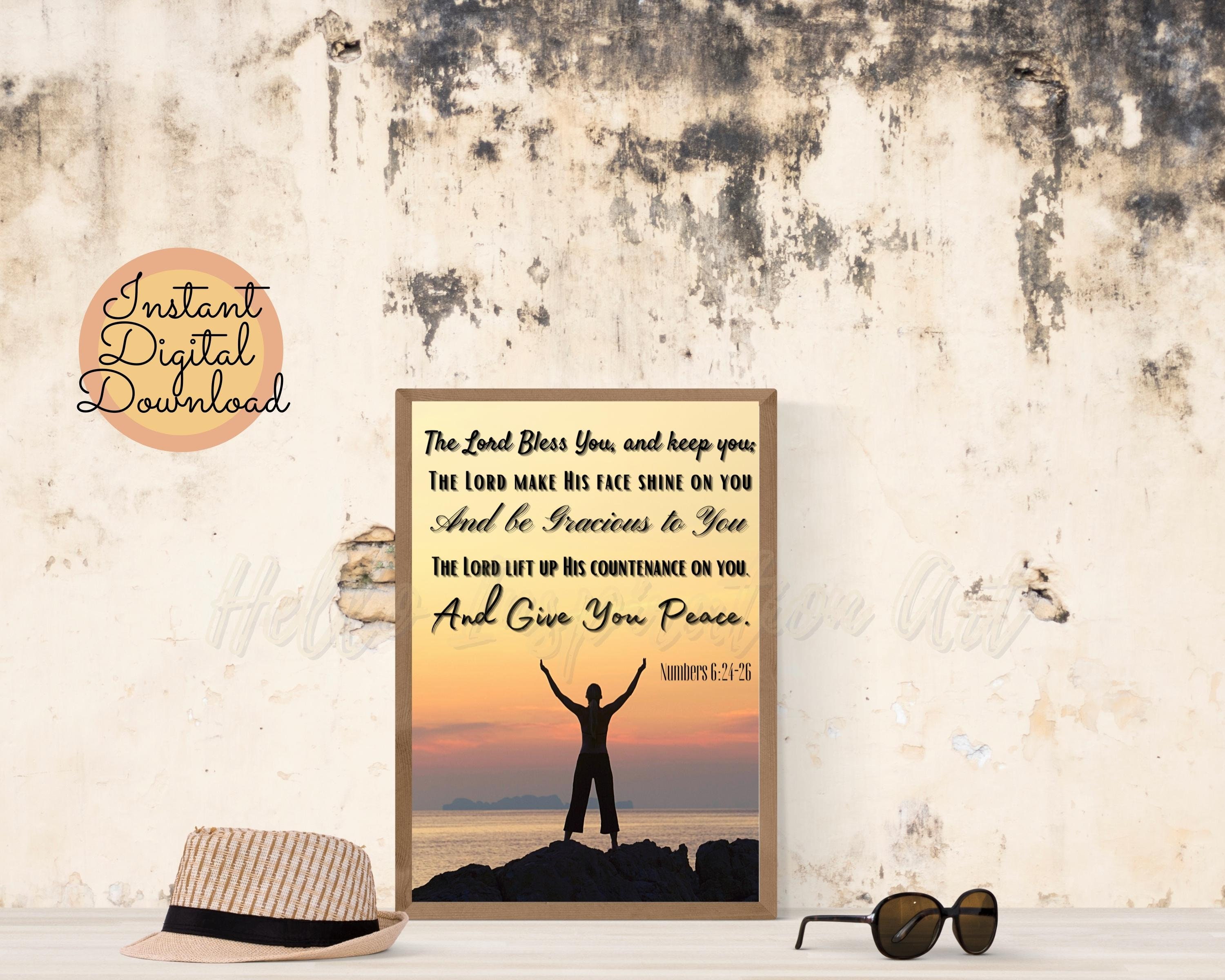 The Lord Make His Face Shine Upon You.. , Bible Verse Scripture ...