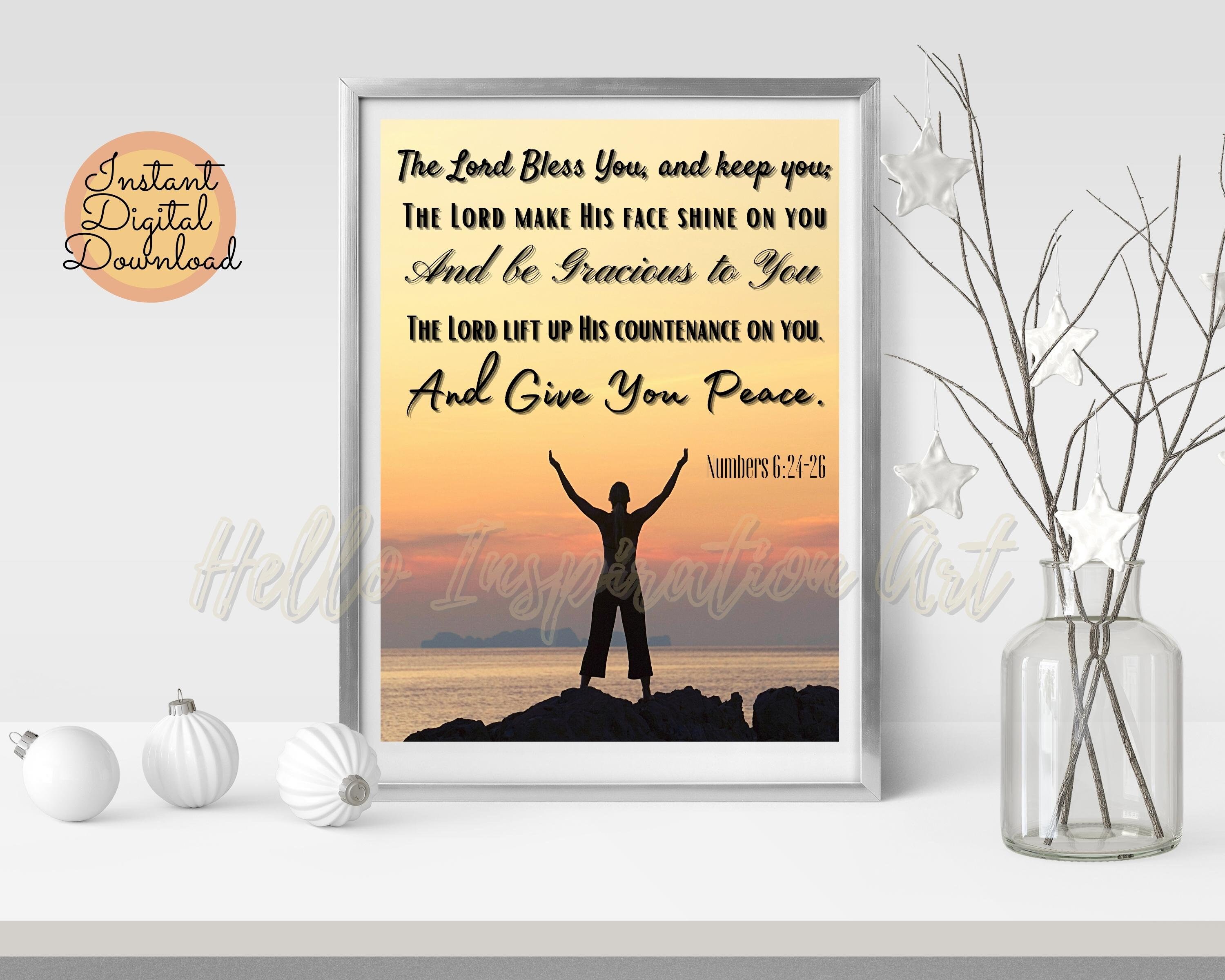 The Lord Make His Face Shine Upon You.. , Bible Verse Scripture ...