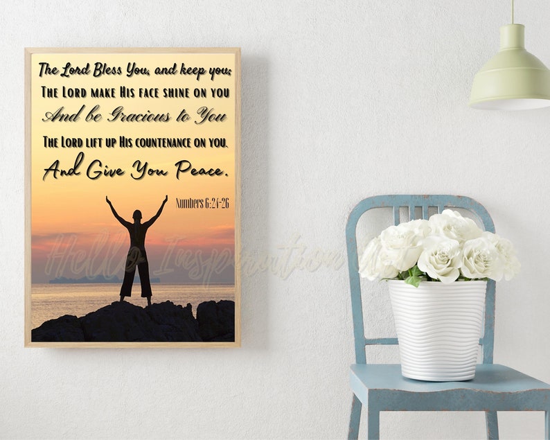 The Lord Make His Face Shine Upon You.. , Bible Verse Scripture ...
