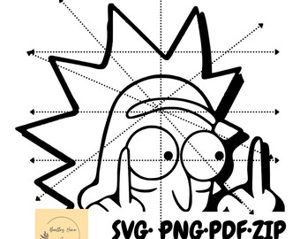 Free Free 112 Rick Middle Finger Svg SVG PNG EPS DXF File