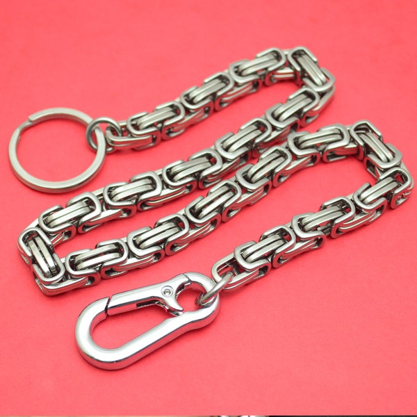 Trouser chain key chain 31 cm or 40 cm stainless steel biker king chain chain