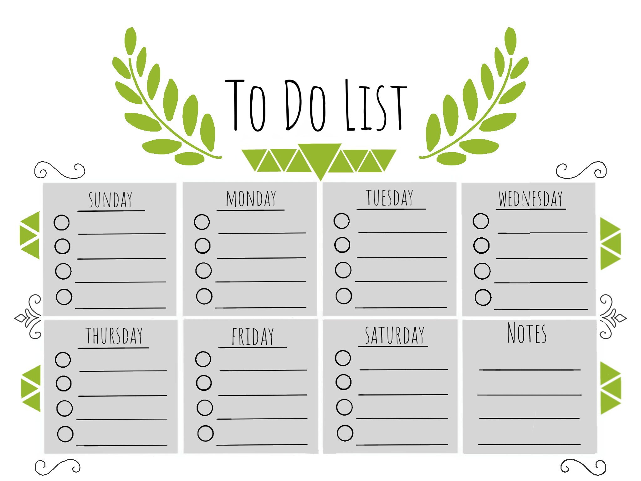 To Due List.pdf To-do List PDF Download - Etsy
