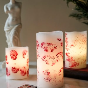 3-Piece Modern LED Candle Set - Remote-Controlled, Color-Changing, Perfect for Contemporary Home Decor, Parties, and Special Events