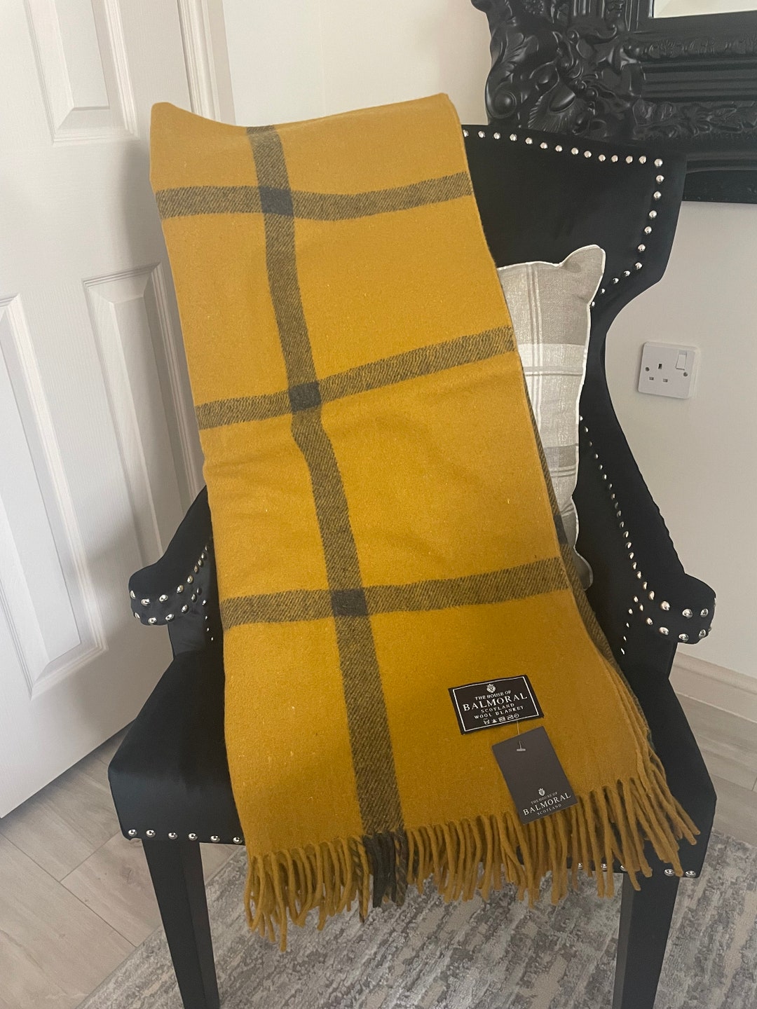 Balmoral Wool Blanket, Rug, Throw in Different Tartans - Box Check ...