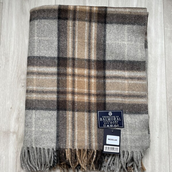 House of Balmoral - Wool blanket, rug, throw in different Tartans - Mackellar