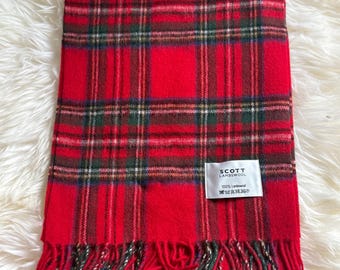 Scott Lambswool Scarf, 100% Pure Lambswool - royal stewart