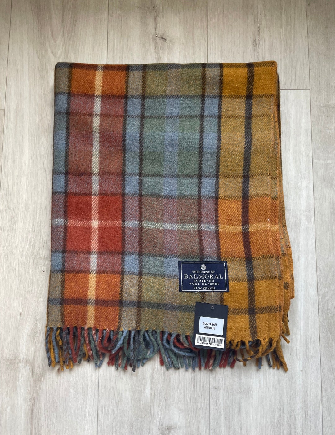 House of Balmoral Wool Blanket Rug Throw in Different Etsy UK
