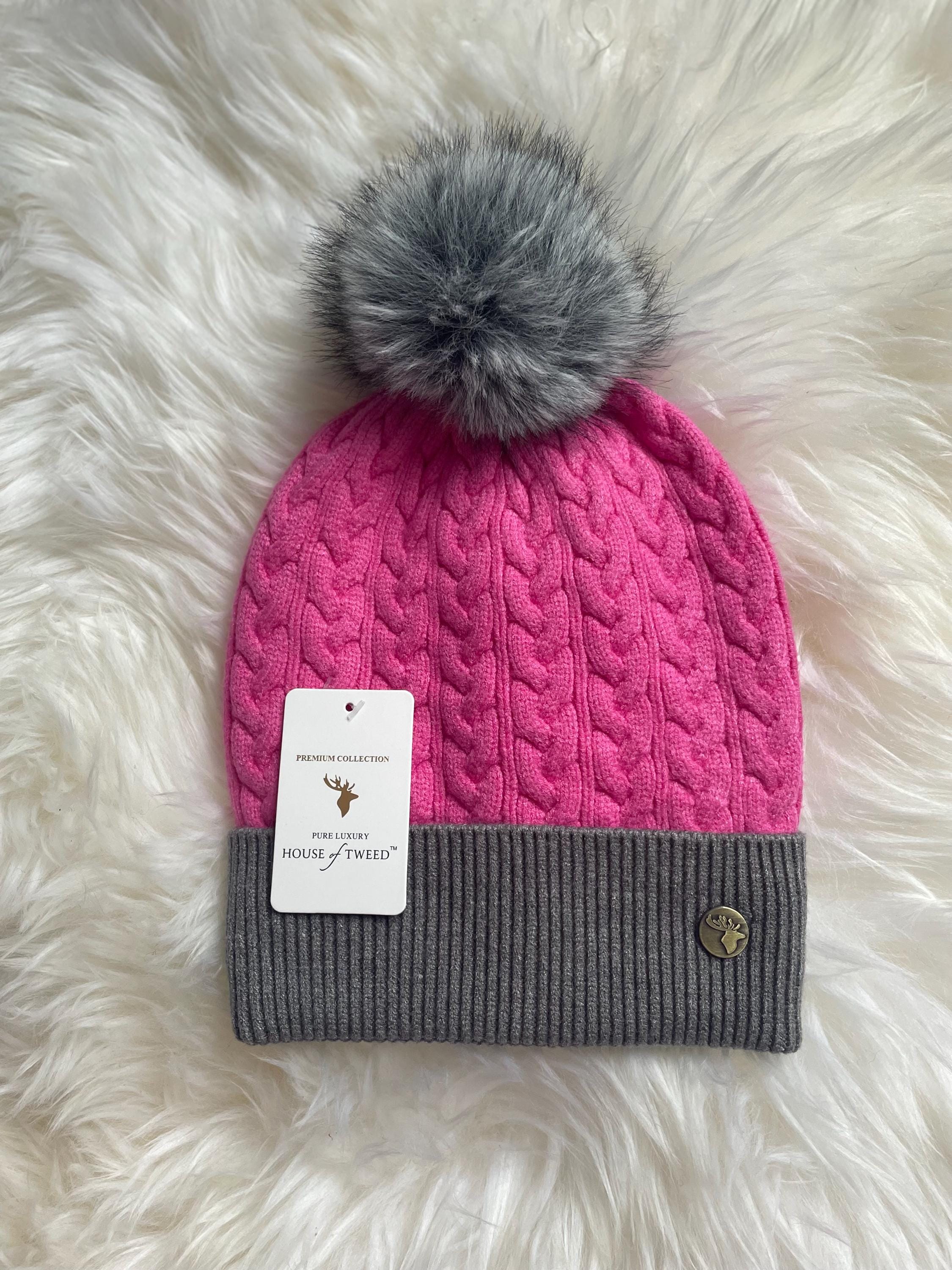 ?Lux Beanie with Pom Pom? Lawliet Lady Rhinestone Bling Pom Pom Knit Snow Beanie Ski  main image 2