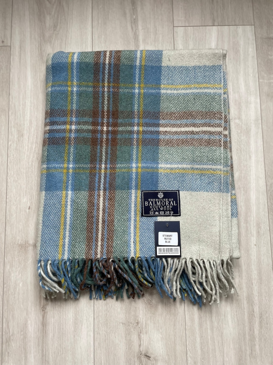 House of Balmoral Wool Blanket Rug Throw in Different Etsy